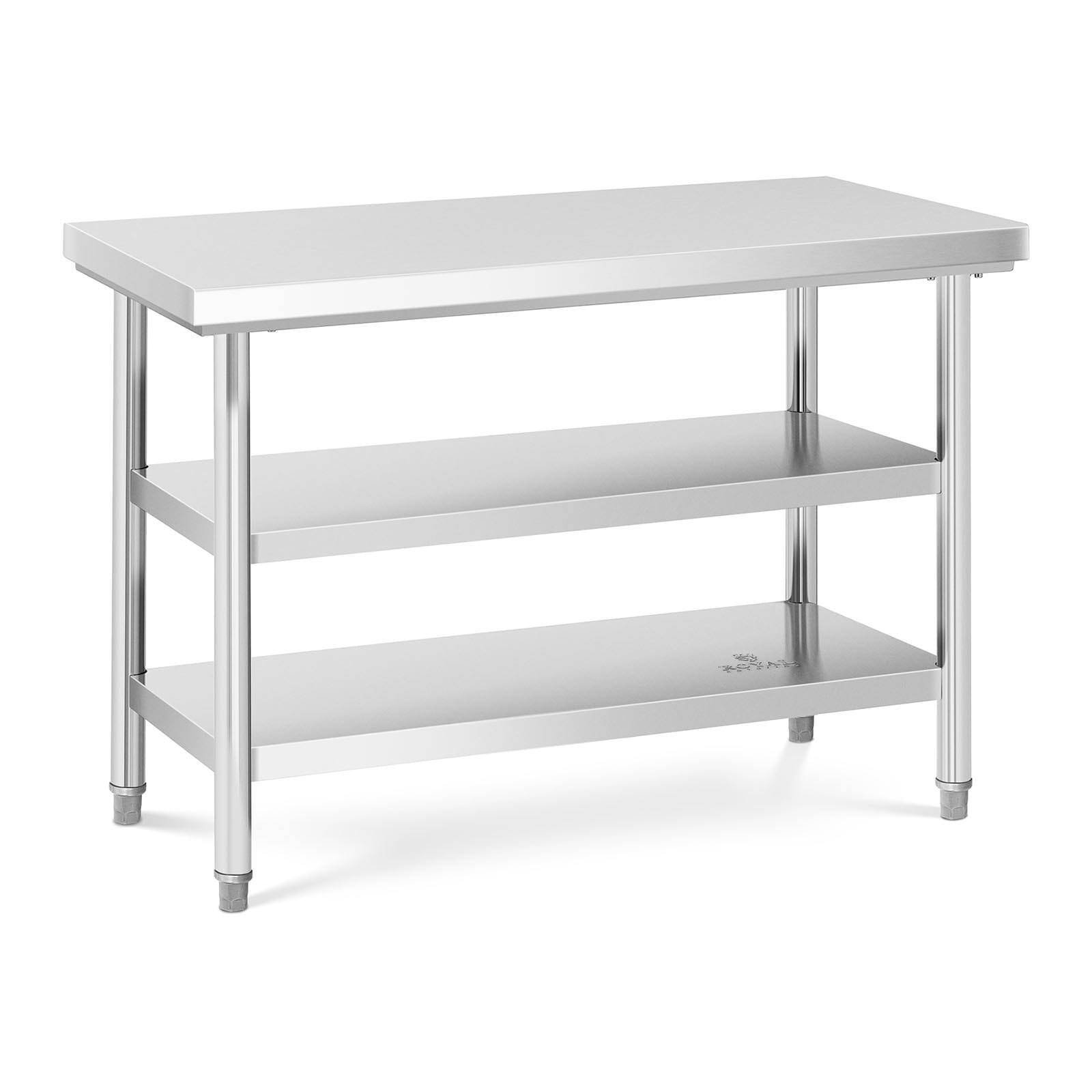 Stół gastronomiczny 120x60cm z 2 półkami