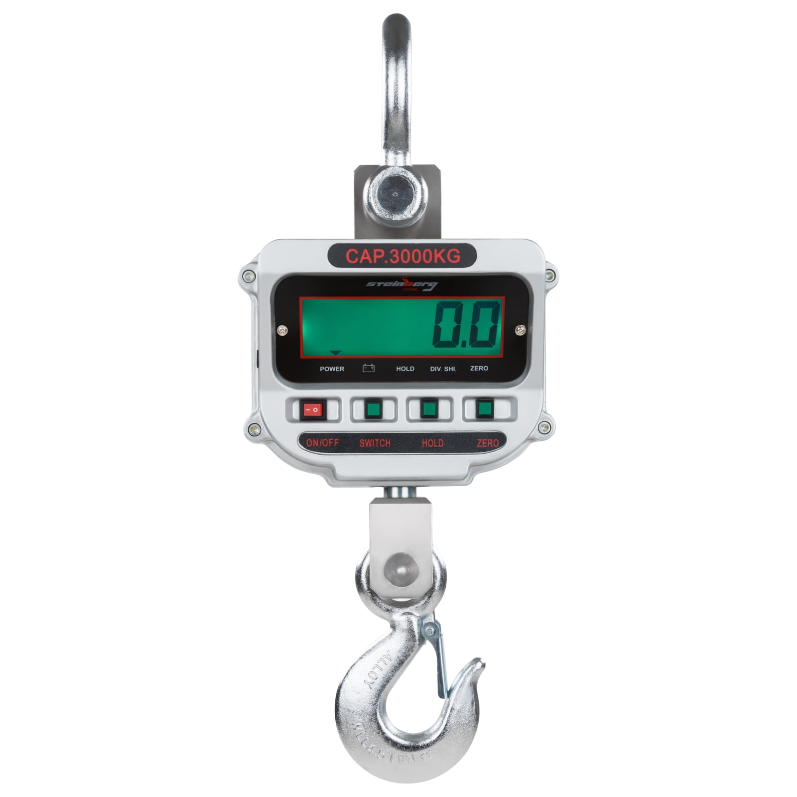 Waga hakowa 3 tony/0.5kg, pilot, duży LCD