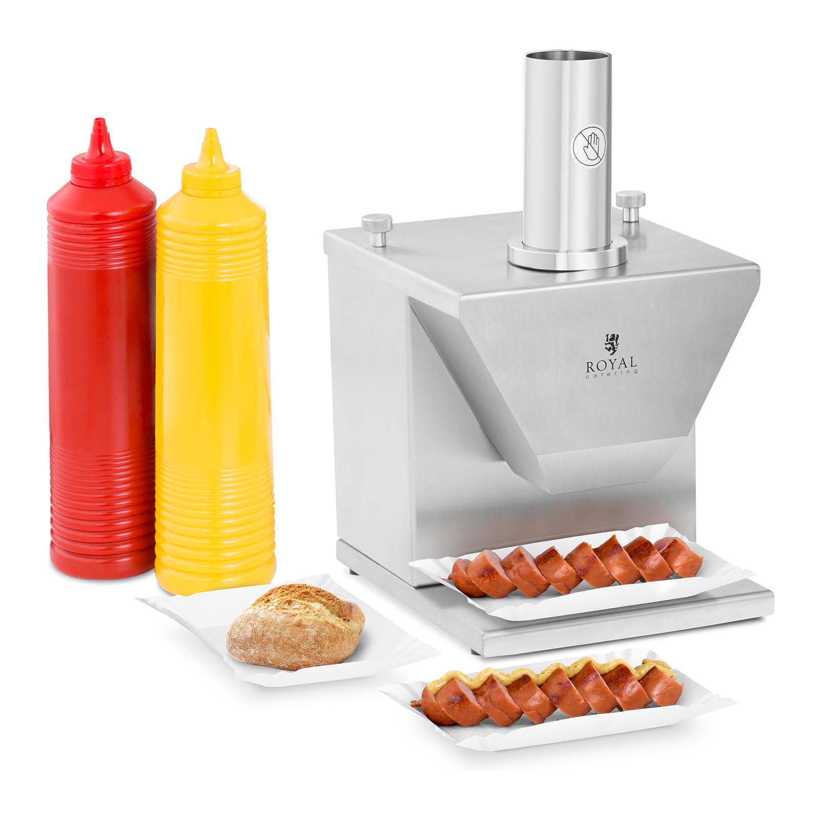 Elektryczna krajalnica do kiełbasy z regulacją grubości ciencia