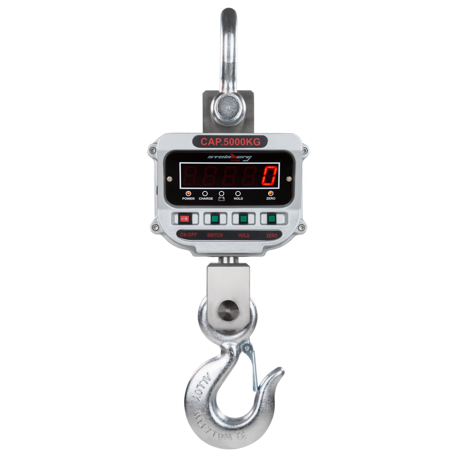 Waga hakowa 5 ton/1kg LED z pilotem i akumulatorem