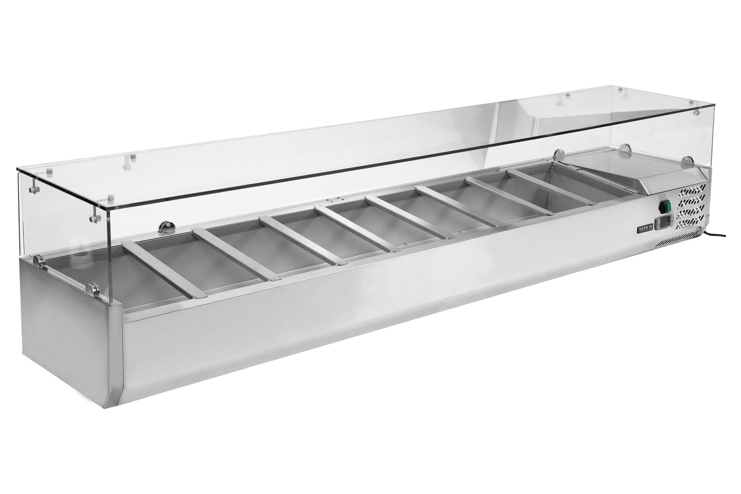 Nadstawa chłodnicza z osłoną 9 x GN 1/3