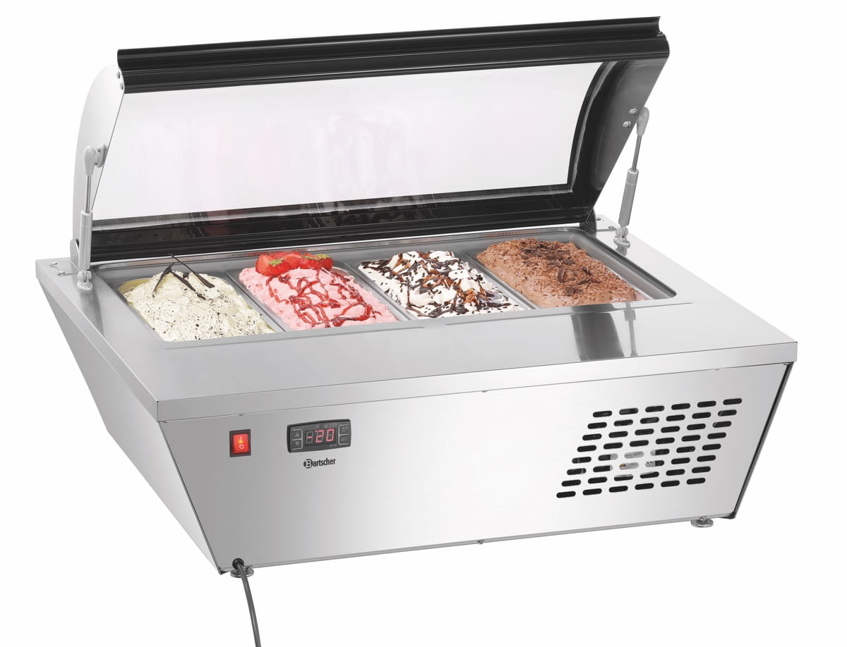 Witryna mroźnicza do lodów 4 x 6,5 L Bartscher