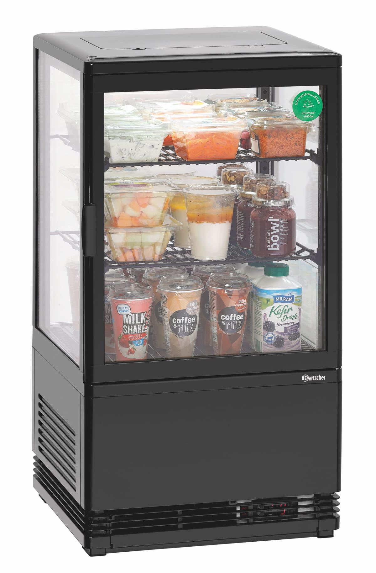 Witryna chłodnicza Mini 58L, czarna Bartscher