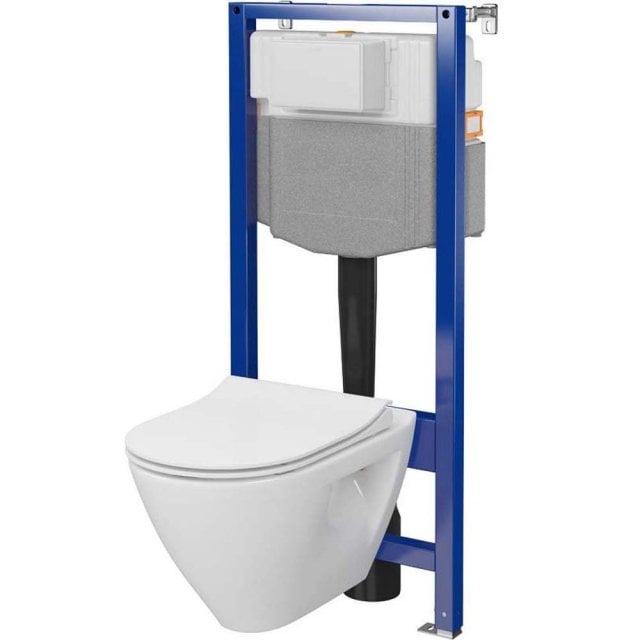 CERSANIT Zestaw podtynkowy AQUA PLUS mechaniczny z miską MILLE PLUS i