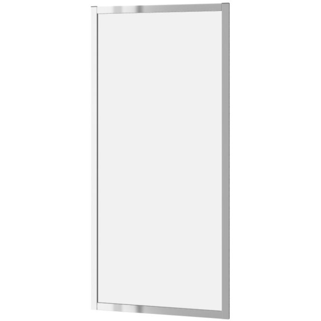 CERSANIT Ścianka kabiny prysznicowej ZIP chrom szkło transparentne 90