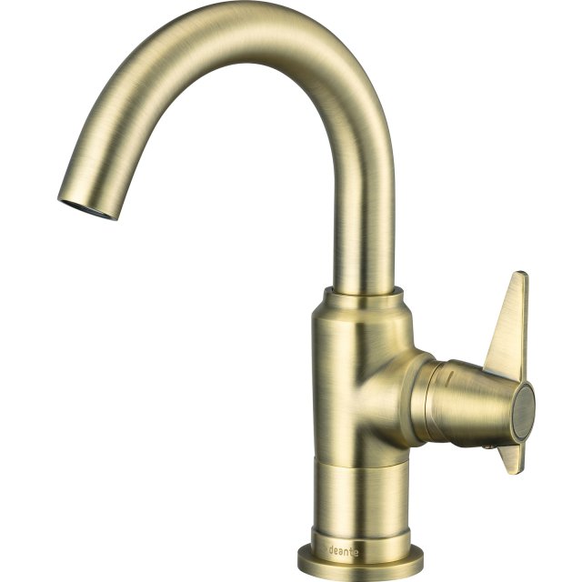 DEANTE Bateria umywalkowa stojąca TEMISTO mosiądz BQT_M20M