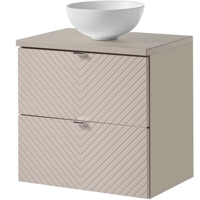 COMAD Zestaw mebli VIVA CASHMERE szafka z blatem CASHMERE 60 cm, umyw