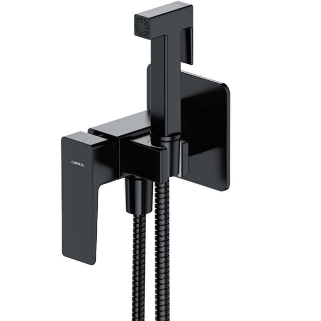 OMNIRES System bidetowy podtynkowy PARMA czarny mat SYSPMBI2BL