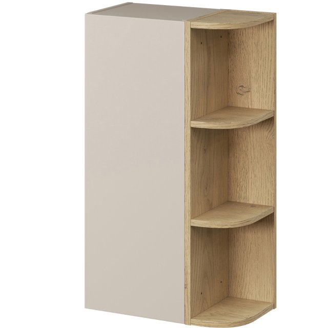 COMAD Szafka łazienkowa wisząca DALIA CASHMERE 30 cm, regał CREMONA 1