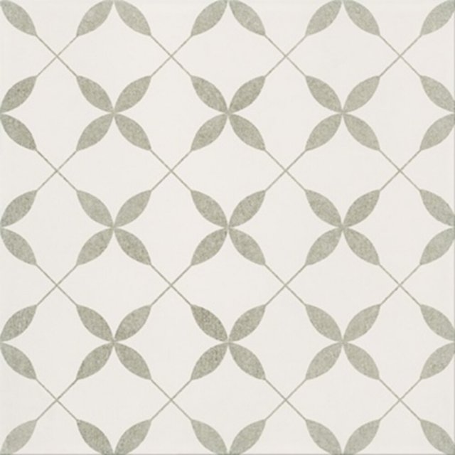 Gres szkliwiony PATCHWORK CLOVER grey pattern satin 29,8x29,8 gat. I