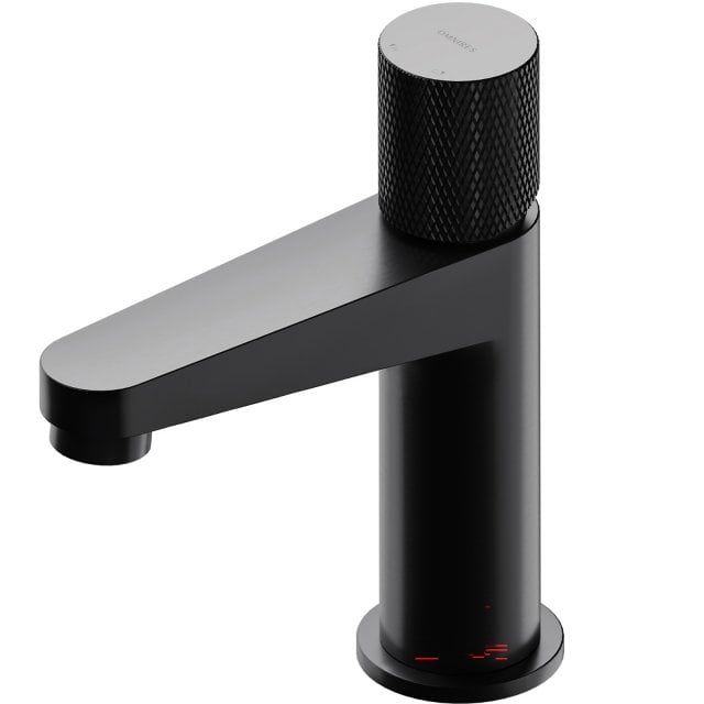 OMNIRES Bateria umywalkowa CONTOUR stojąca antracyt szczotkowany CT80