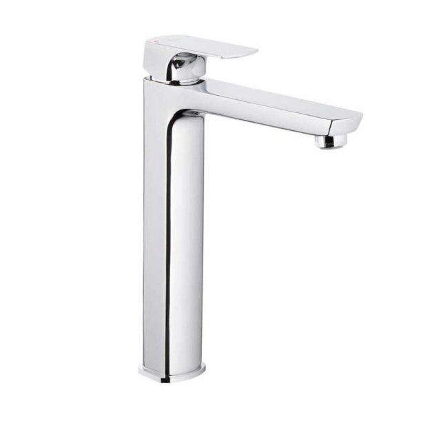 KFA Bateria umywalkowa stojąca MOKAIT wysoka click-clack chrom 5532-6