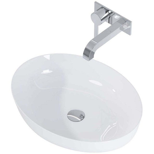 ELITA Umywalka meblowa RIKA 52 x40 blat, ceram white 145056