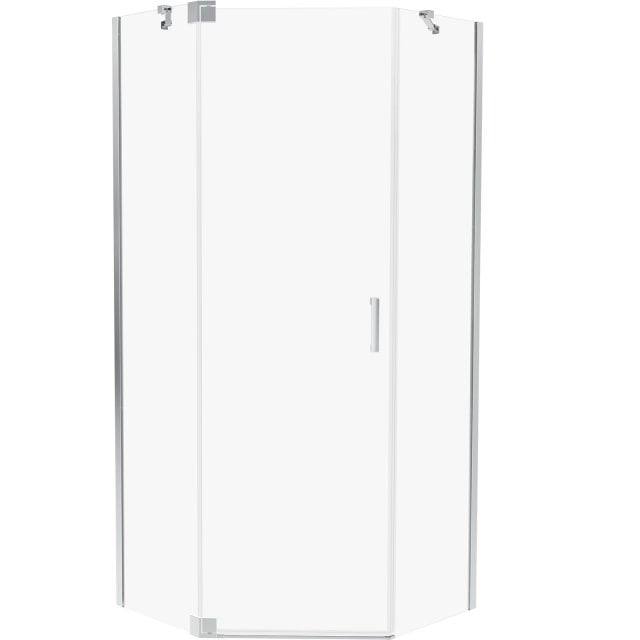 Kabina prysznicowa pięciokątna ALLURIA 1D 100x80x200 chrom TER-0224