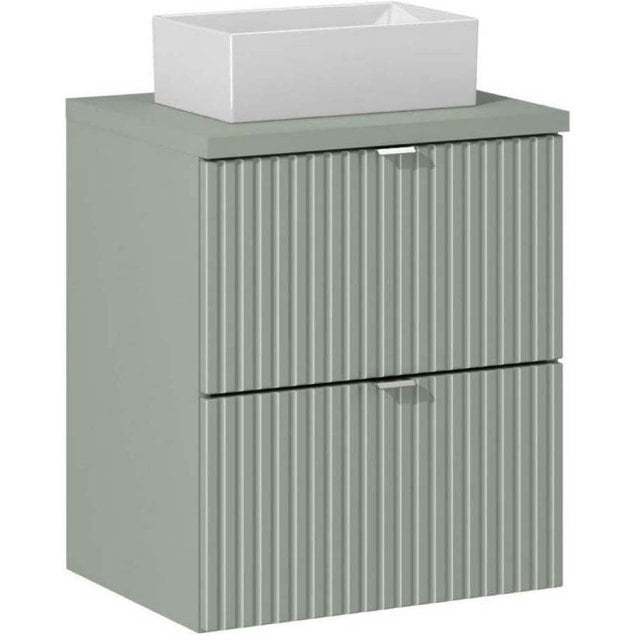 COMAD Zestaw mebli LINE REED GREEN szafka z blatem 50 cm, umywalka GA