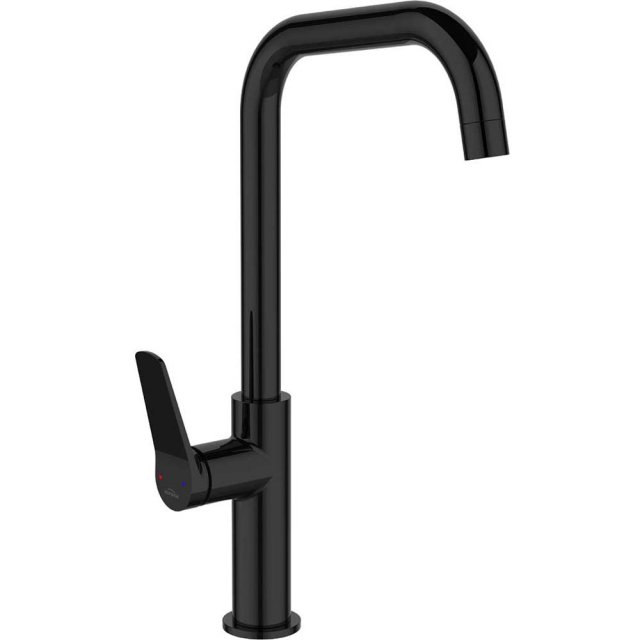 INVENA Bateria kuchenna stojąca ALONIA czarna BZ-70-004-V