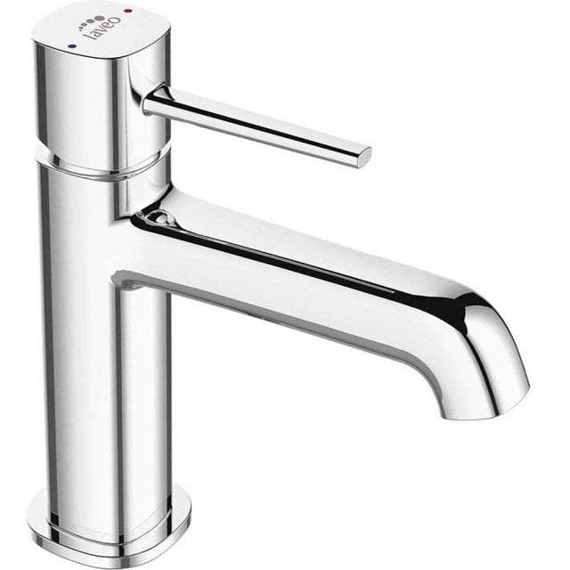 LAVEO Bateria umywalkowa stojąca POLA z korkiem klik-klak chrom BAP_0