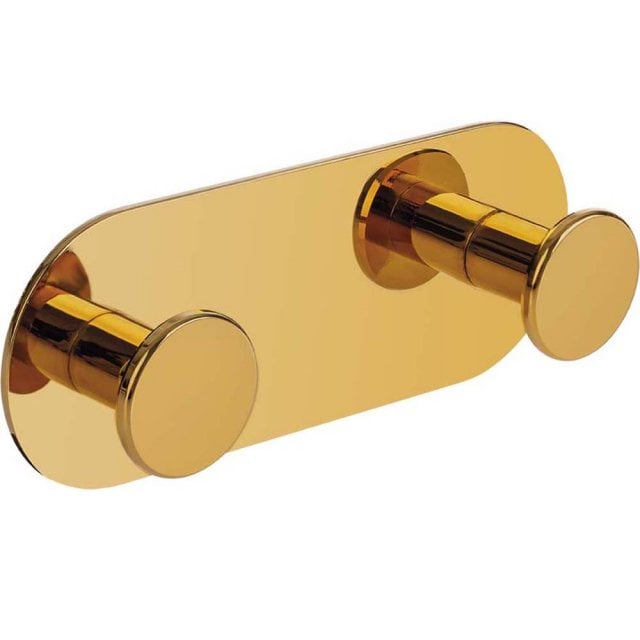 LAVEO Wieszak podwójny MIRI złoty ALM_G12S