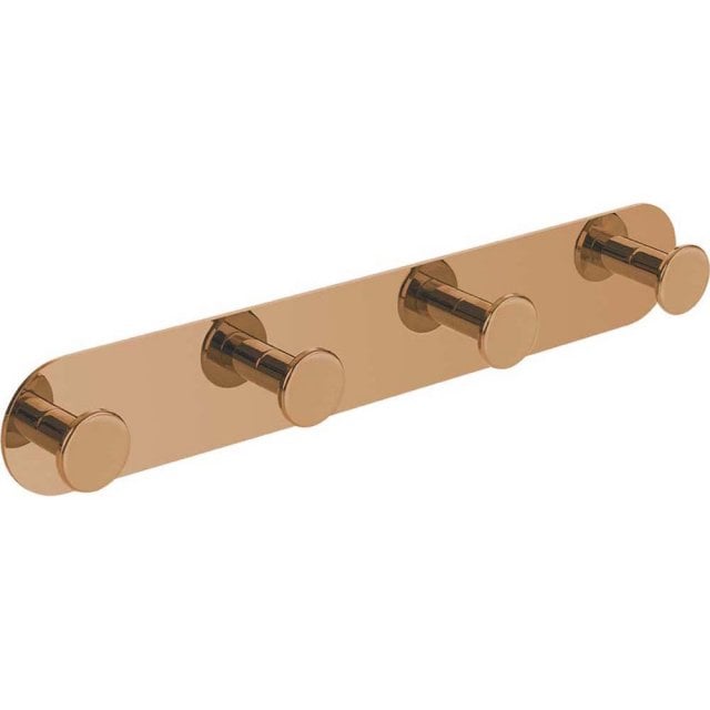 LAVEO Wieszak poczwórny MIRI różowe złoto ALM_814S