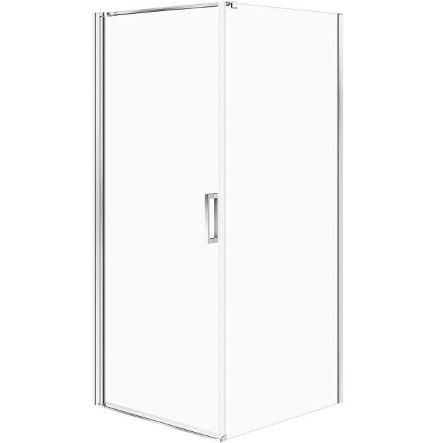 CERSANIT Kabina prysznicowa prostokątna MODUO 90x80 cm chrom, szkło t