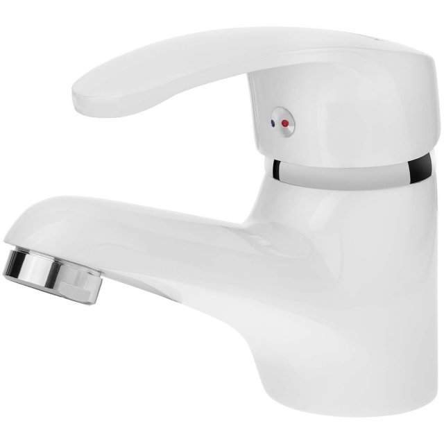 KUCHINOX Bateria umywalkowa stojąca KAKADU z korkiem klik-klak biała