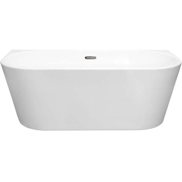 BESCO Wanna wolnostojąca przyścienna VICA NEW 160 z syfonem klik-klak