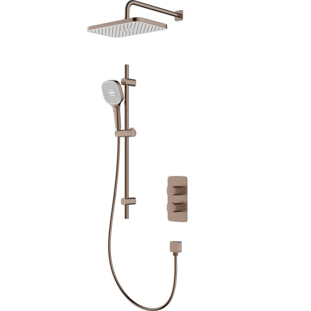 KFA Zestaw prysznicowy MALAGA podtynkowy termostatyczny z drążkiem ró