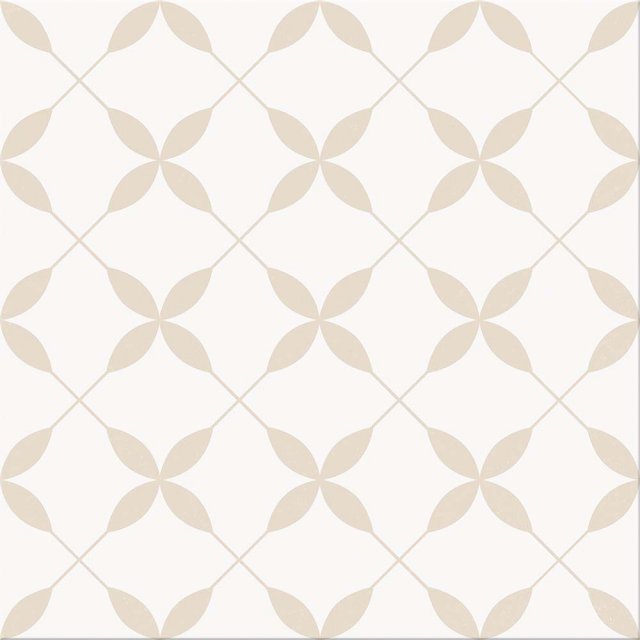 Gres szkliwiony ARCONIA beige flora patchwork satin 29,8x29,8 gat. I