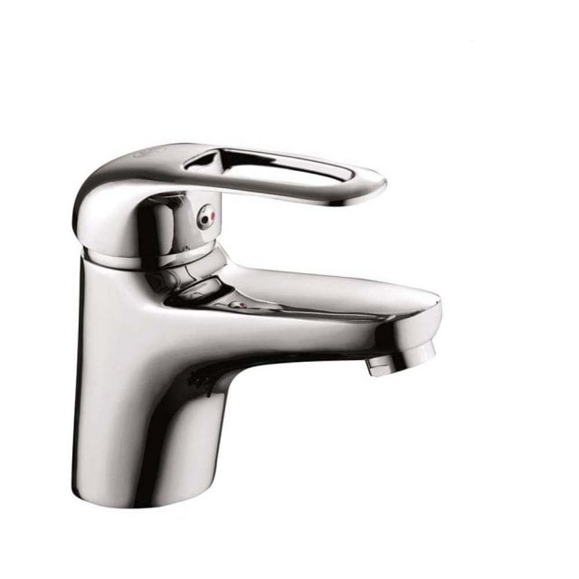 KFA Bateria umywalkowa stojąca ALBIT chrom + spust mechaniczny 4602-8