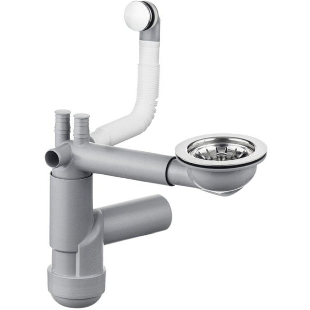 DEANTE Syfon do zlewozmywaka granitowego 1-komorowego SPACE-SAVER ZXY