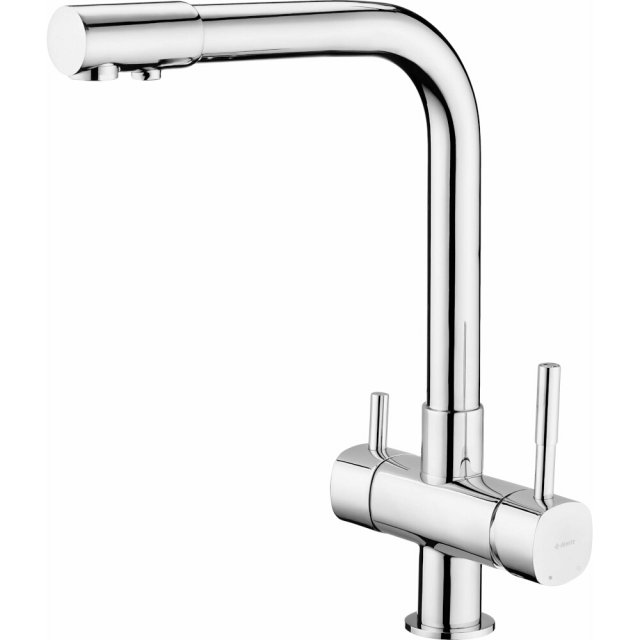 DEANTE Bateria kuchenna z filtrem z prostokątną wylewką z podłączenie