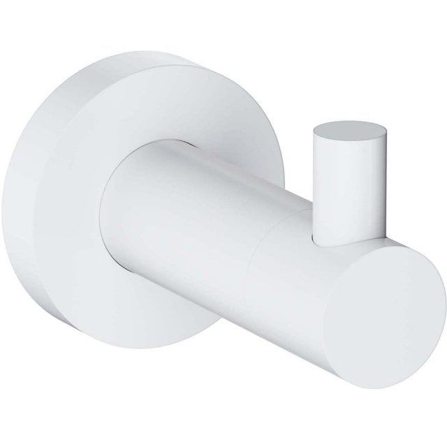 OMNIRES Wieszak na ręcznik MODERN PROJECT pojedynczy biały mat MP6011