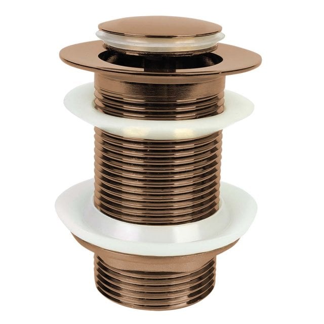 KUCHINOX Korek umywalkowy klik-klak bez przelewu różowe złoto CKK_81R