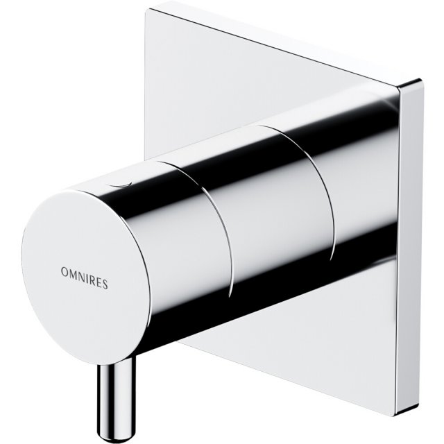 OMNIRES Przełącznik podtynkowy Y 3-wyjściowy chrom połysk Y1263/KCR