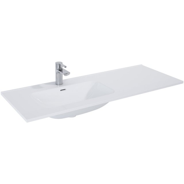 ELITA Umywalka pojedyncza meblowa SKAPPA 120 lewa (80+40), ceram whit