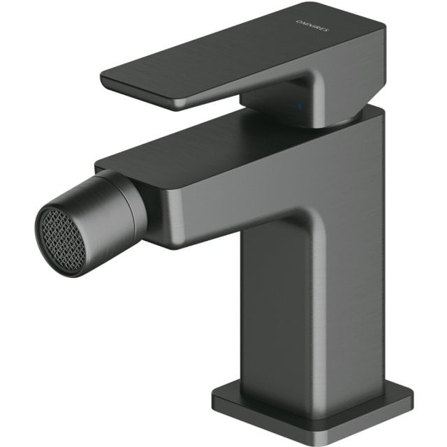 OMNIRES Bateria bidetowa PARMA stojąca grafit szczotkowany PM7420GR