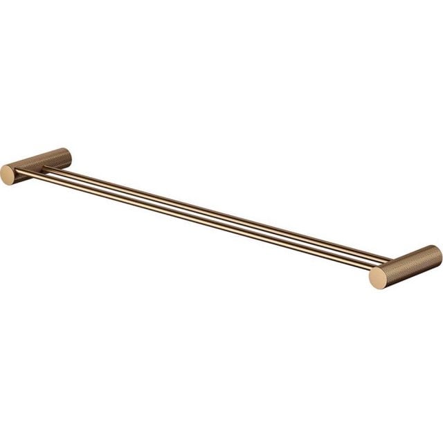 CERSANIT Wieszak na ręcznik ZEN podwójny miedź szczotkowana S951-887