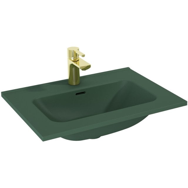 ELITA Umywalka pojedyncza meblowa SKAPPA 60, ceram forest green matt