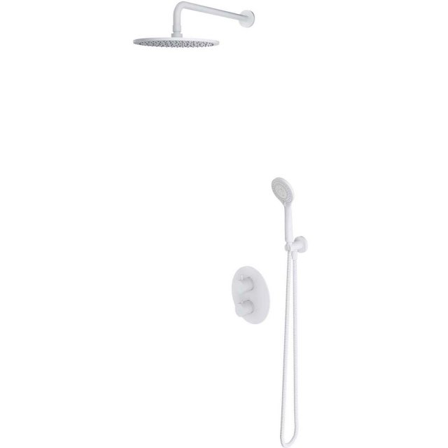 OMNIRES Termostatyczny system prysznicowy Y podtynkowy biały mat SYSY