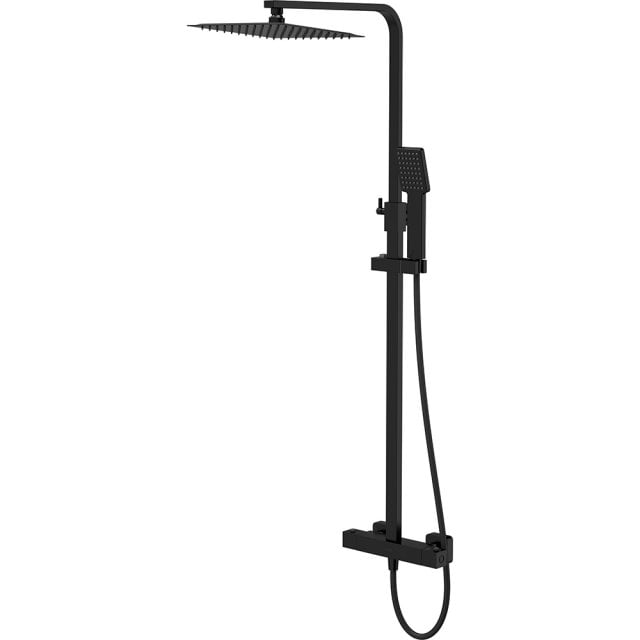 CERSANIT Kolumna prysznicowa SELECTA z baterią termostatyczną czarną
