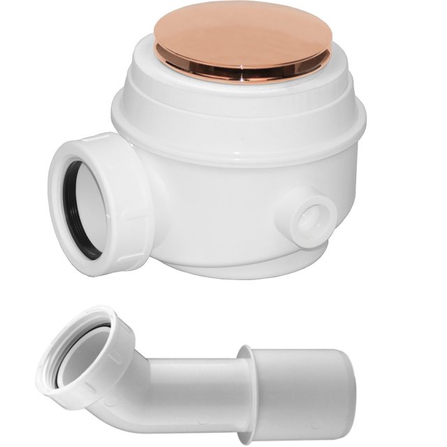 OMNIRES Syfon wannowo-brodzikowy miedź połysk WB01XCP