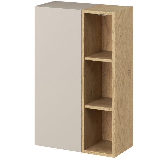 COMAD Szafka łazienkowa wisząca DALIA CASHMERE 30 cm, regał CREMONA 2