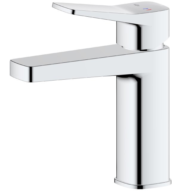 KFA Bateria umywalkowa MALAGA stojąca 35 mm ze spustem klik-klak chro