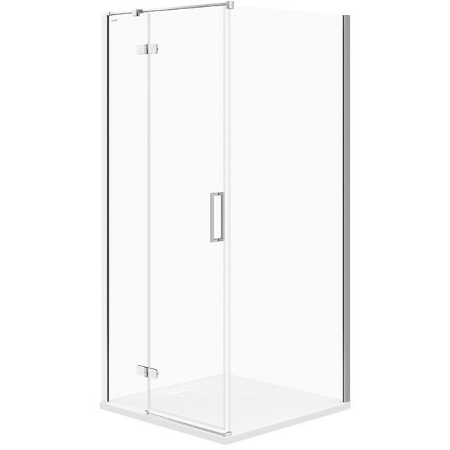 CERSANIT Kabina prysznicowa kwadratowa JOTA 90x195 LEWA szkło transpa