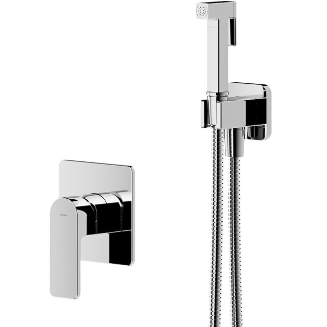 OMNIRES Zestaw bidetowy podtynkowy BARETTI chrom połysk SYSBABI1XCR