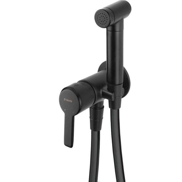 DEANTE Bateria bidetowa podtynkowa ARNIKA nero ze słuchawką typu bide