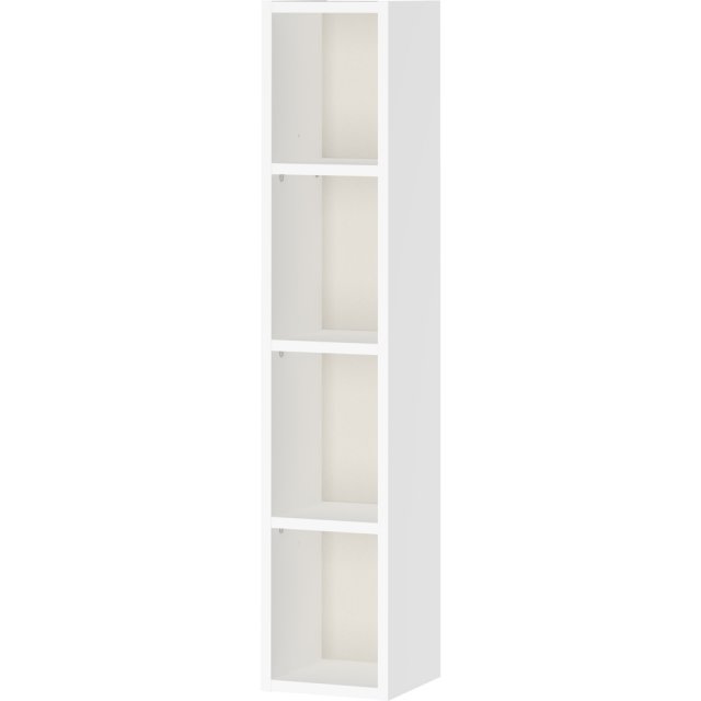 CERSANIT Szafka łazienkowa górna MILOS 20 do stelaża, otwarta biała D