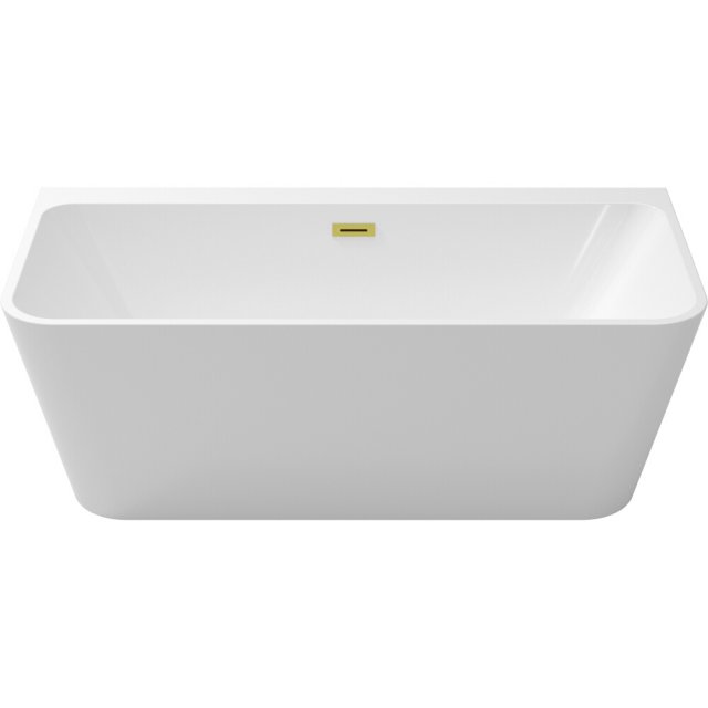 BESCO Wanna wolnostojąca VARYA 170x80 maskownica syfonu z przelewem z