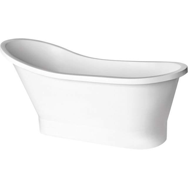 BESCO Wanna wolnostojąca GLORIA 150x66 standardowy klik-klak chrom #W