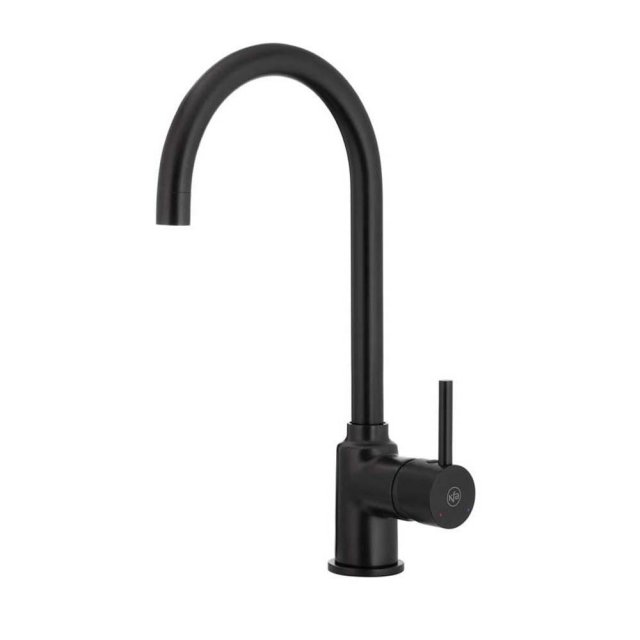 KFA Bateria kuchenna stojąca NEDA z obrotową wylewką czarna 5823-915-